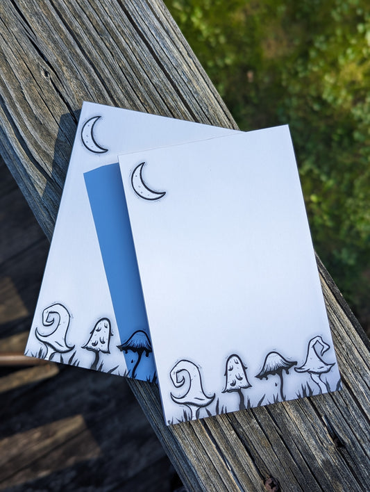 Spooky Mushroom Notepad