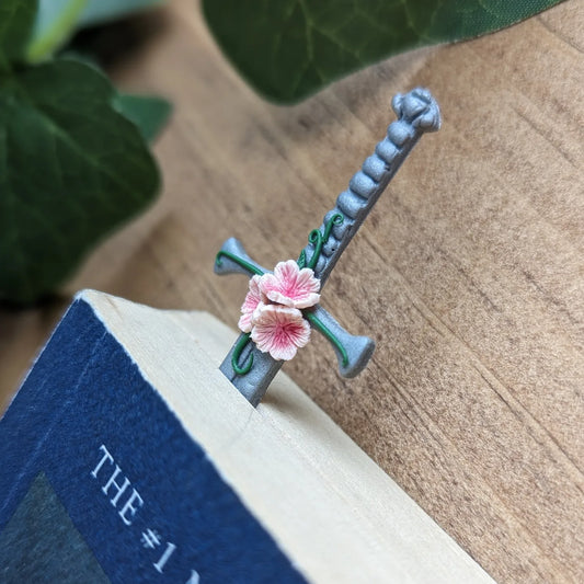 Cherry Blossom Sword Bookmark